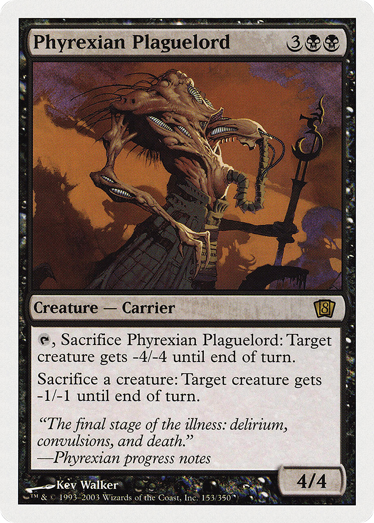 Phyrexian Plaguelord (8ED-153) [8th Edition]