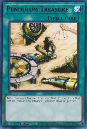 Pendulum Treasure (Rare) (MP22-EN165) - 2022 Tin of the Pharaoh's Gods 1st Edition