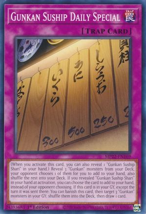 Gunkan Suship Daily Special (Common) (MP22-EN169) - 2022 Tin of the Pharaoh's Gods 1st Edition