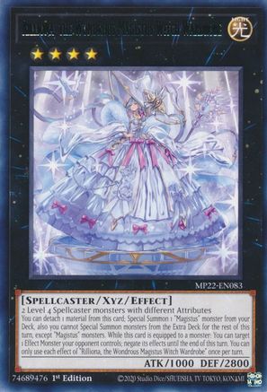 Rilliona, the Wondrous Magistus Witch Wardrobe (Rare) (MP22-EN083) - 2022 Tin of the Pharaoh's Gods 1st Edition