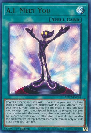 A.I. Meet You (Ultra Rare) (MP22-EN095) - 2022 Tin of the Pharaoh's Gods 1st Edition