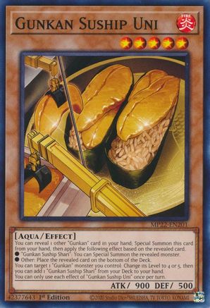 Gunkan Suship Uni (Common) (MP22-EN201) - 2022 Tin of the Pharaoh's Gods 1st Edition