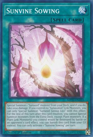 Sunvine Sowing (Common) (MP22-EN223) - 2022 Tin of the Pharaoh's Gods 1st Edition