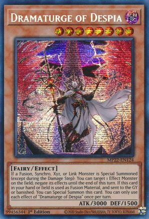 Dramaturge of Despia (Prismatic Secret Rare) (MP22-EN124) - 2022 Tin of the Pharaoh's Gods 1st Edition