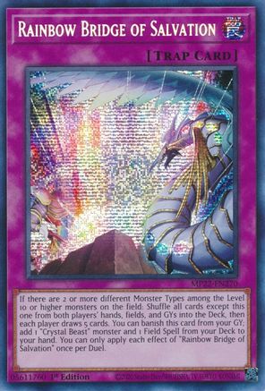 Rainbow Bridge of Salvation (Prismatic Secret Rare) (MP22-EN270) - 2022 Tin of the Pharaoh's Gods 1st Edition