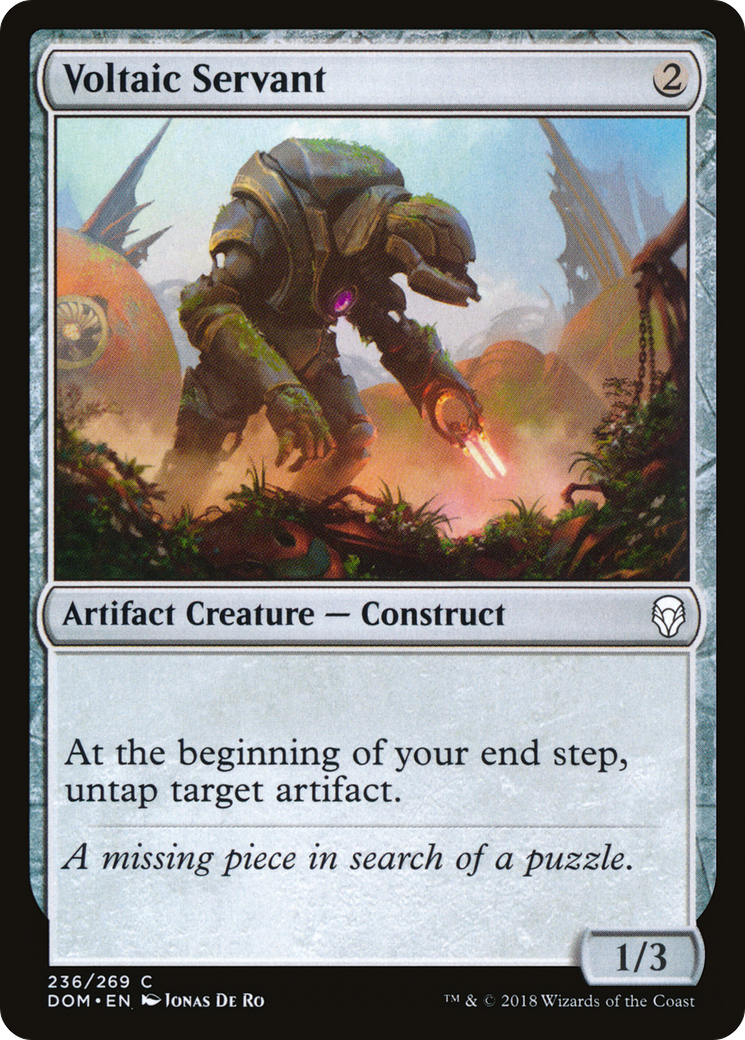 Voltaic Servant (DOM-236) [Dominaria] Foil