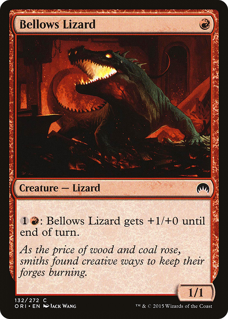 Bellows Lizard (ORI-132) [Magic Origins]