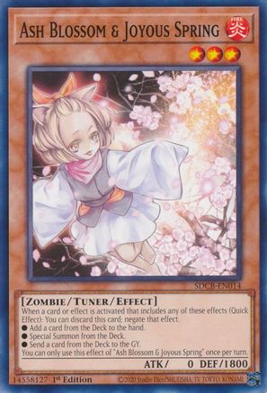 Ash Blossom & Joyous Spring (Common) (SDCB-EN014) - Structure Deck: Legend of the Crystal Beasts 1st Edition