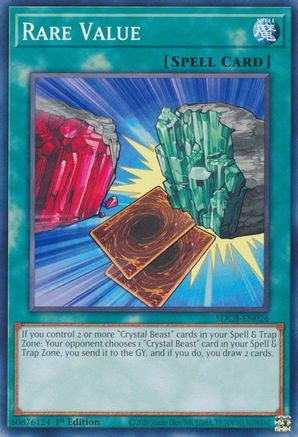 Rare Value (Common) (SDCB-EN026) - Structure Deck: Legend of the Crystal Beasts 1st Edition