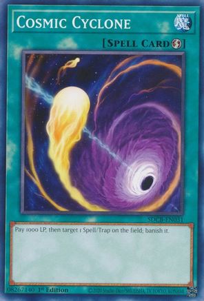 Cosmic Cyclone (Common) (SDCB-EN031) - Structure Deck: Legend of the Crystal Beasts 1st Edition