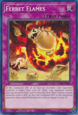 Ferret Flames (Common) (SDCB-EN039) - Structure Deck: Legend of the Crystal Beasts 1st Edition