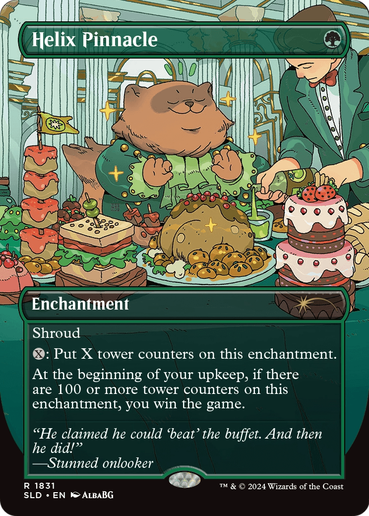 Helix Pinnacle (Rainbow Foil) (SLD-1831) (Borderless) [Secret Lair Drop] Foil