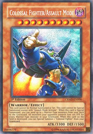 Colossal Fighter/Assault Mode (Secret Rare) (CRMS-EN000) - Crimson Crisis 1st Edition