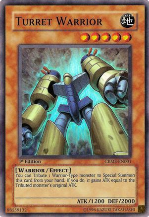 Turret Warrior (Super Rare) (CRMS-EN001) - Crimson Crisis Unlimited