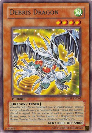 Debris Dragon (Rare) (CRMS-EN002) - Crimson Crisis Unlimited