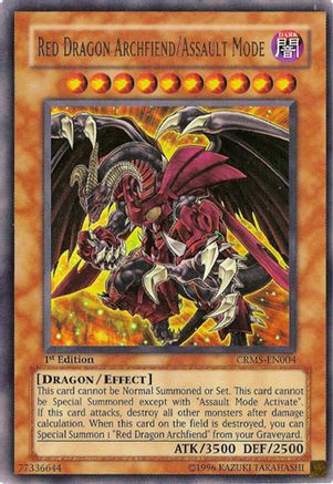 Red Dragon Archfiend/Assault Mode (Ultra Rare) (CRMS-EN004) - Crimson Crisis 1st Edition