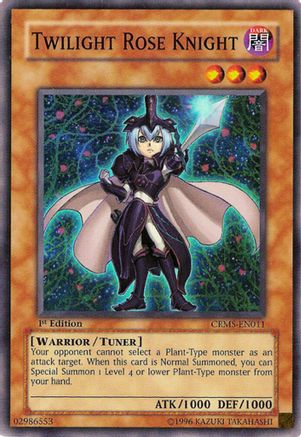 Twilight Rose Knight (Super Rare) (CRMS-EN011) - Crimson Crisis 1st Edition