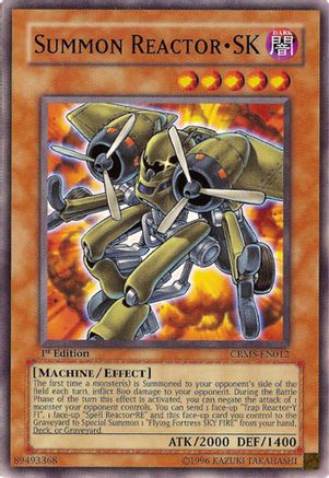 Summon Reactor - SK (Common) (CRMS-EN012) - Crimson Crisis Unlimited