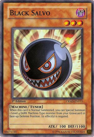 Black Salvo (Super Rare) (CRMS-EN015) - Crimson Crisis 1st Edition