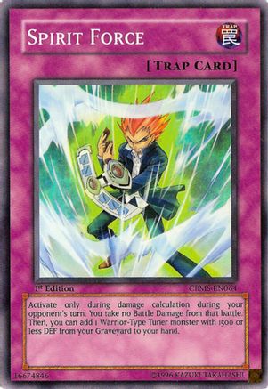 Spirit Force (Super Rare) (CRMS-EN064) - Crimson Crisis 1st Edition