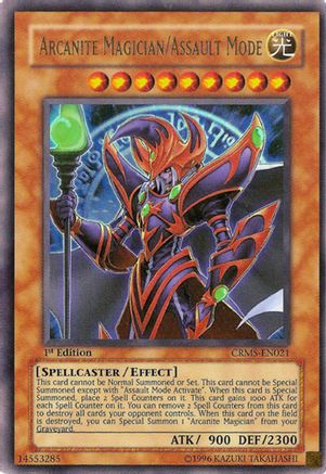 Arcanite Magician/Assault Mode (Ultra Rare) (CRMS-EN021) - Crimson Crisis 1st Edition