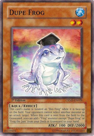 Dupe Frog (Common) (CRMS-EN028) - Crimson Crisis 1st Edition