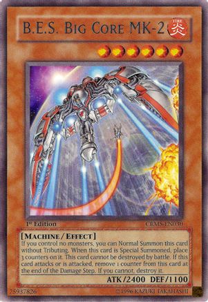 B.E.S. Big Core MK-2 (Rare) (CRMS-EN030) - Crimson Crisis 1st Edition
