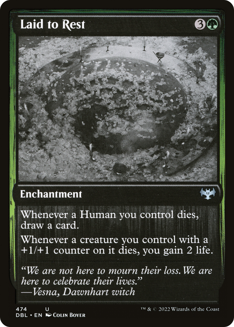 Laid to Rest (DBL-474) [Innistrad: Double Feature] Foil