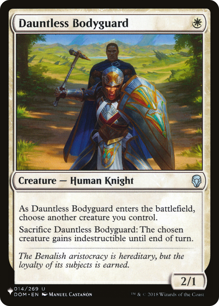 Dauntless Bodyguard (LIST-014/269) [The List]