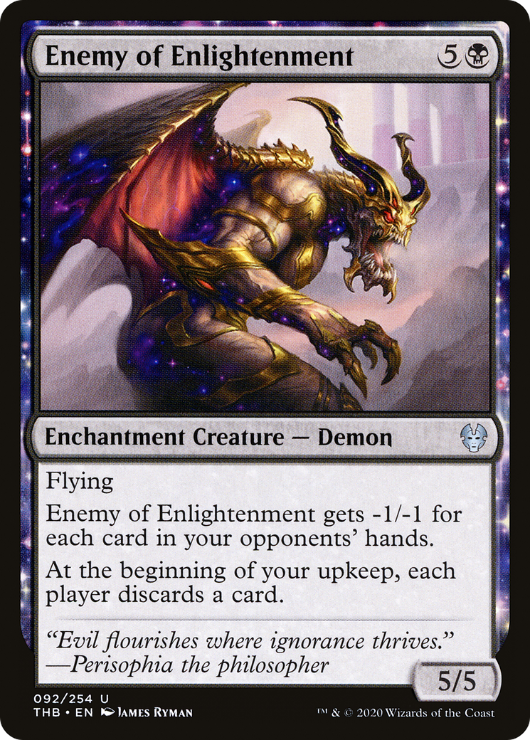Enemy of Enlightenment (THB-092) [Theros Beyond Death] Foil