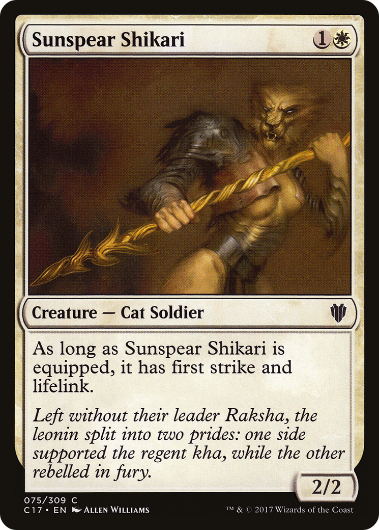 Sunspear Shikari (C17-075) [Commander 2017]