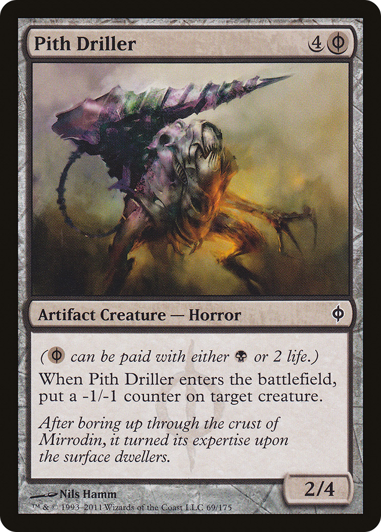 Pith Driller (NPH-069) [New Phyrexia] Foil