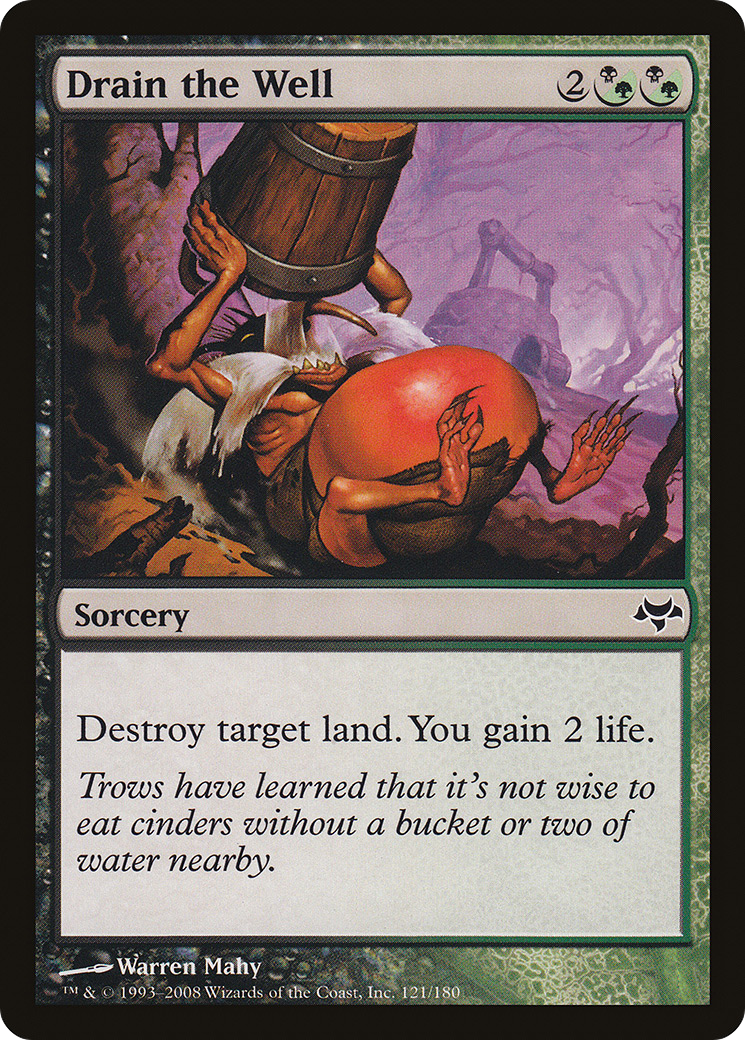 Drain the Well (EVE-121) [Eventide] Foil