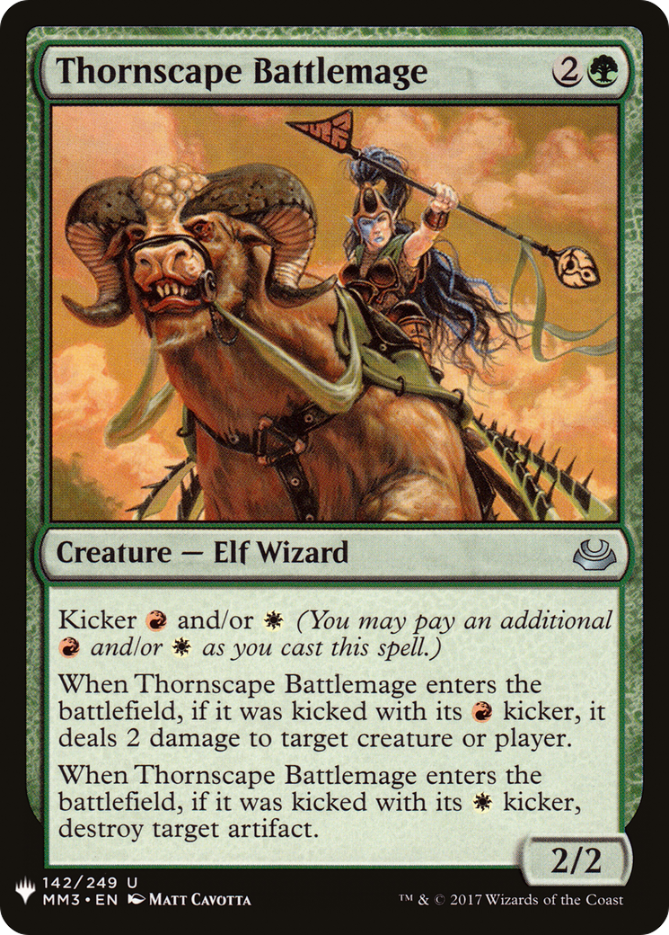 Thornscape Battlemage (LIST-142) [The List]