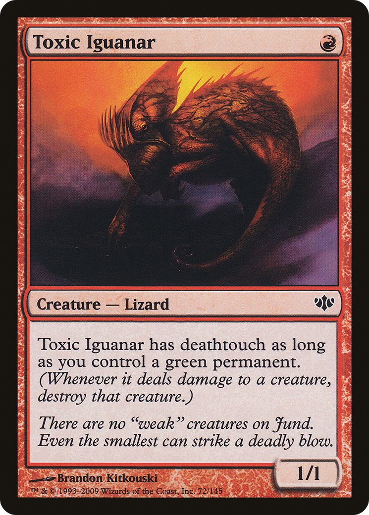 Toxic Iguanar (CON-072) [Conflux]