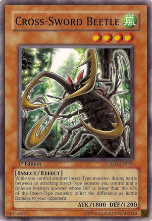 Cross-Sword Beetle (Common) (CRMS-EN035) - Crimson Crisis Unlimited