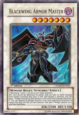 Blackwing Armor Master (Ultra Rare) (CRMS-EN041) - Crimson Crisis Unlimited
