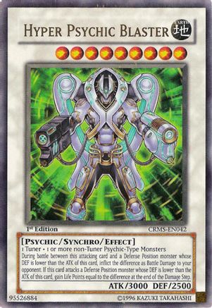 Hyper Psychic Blaster (Ultra Rare) (CRMS-EN042) - Crimson Crisis 1st Edition