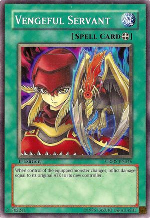 Vengeful Servant (Common) (CRMS-EN046) - Crimson Crisis 1st Edition