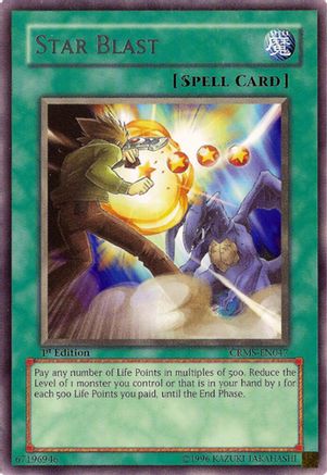 Star Blast (Rare) (CRMS-EN047) - Crimson Crisis Unlimited