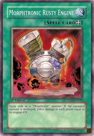 Morphtronic Rusty Engine (Common) (CRMS-EN049) - Crimson Crisis 1st Edition