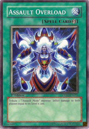 Assault Overload (Common) (CRMS-EN051) - Crimson Crisis Unlimited