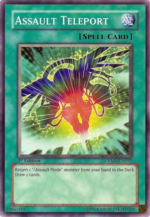 Assault Teleport (Common) (CRMS-EN052) - Crimson Crisis 1st Edition