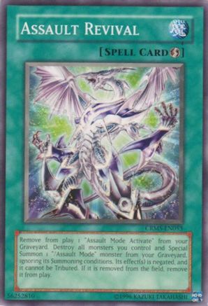 Assault Revival (Common) (CRMS-EN053) - Crimson Crisis 1st Edition