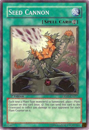 Seed Cannon (Common) (CRMS-EN057) - Crimson Crisis Unlimited