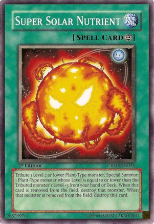 Super Solar Nutrient (Common) (CRMS-EN058) - Crimson Crisis Unlimited