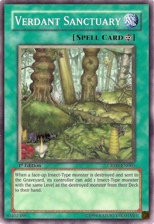 Verdant Sanctuary (Common) (CRMS-EN060) - Crimson Crisis 1st Edition