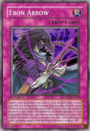 Ebon Arrow (Common) (CRMS-EN069) - Crimson Crisis 1st Edition