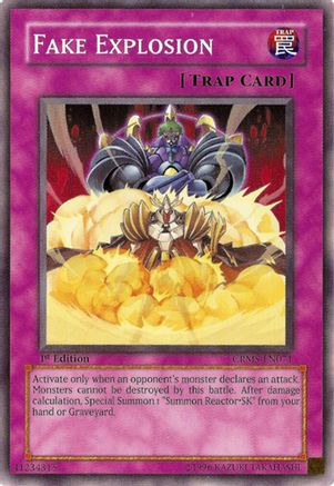 Fake Explosion (Common) (CRMS-EN071) - Crimson Crisis Unlimited