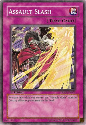 Assault Slash (Common) (CRMS-EN074) - Crimson Crisis 1st Edition
